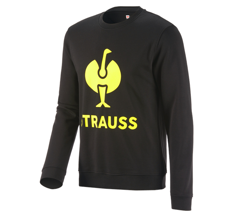 Shirts, Pullover & more: Sweatshirt e.s.motion 2020 + black/high-vis yellow