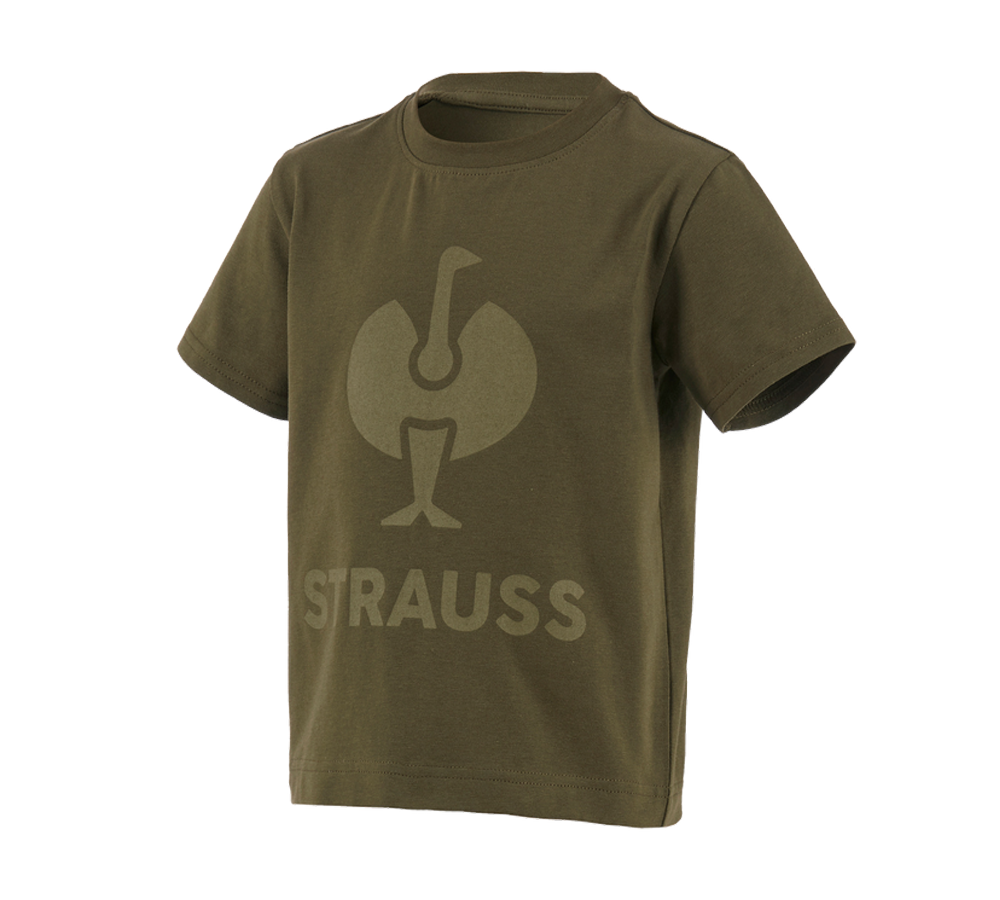 Hauts: T-shirt e.s.concrete, enfants + vert boue