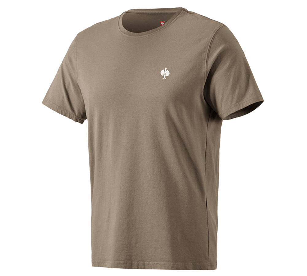 Shirts & Co.: T-Shirt e.s.motion ten pure + pekanbraun vintage