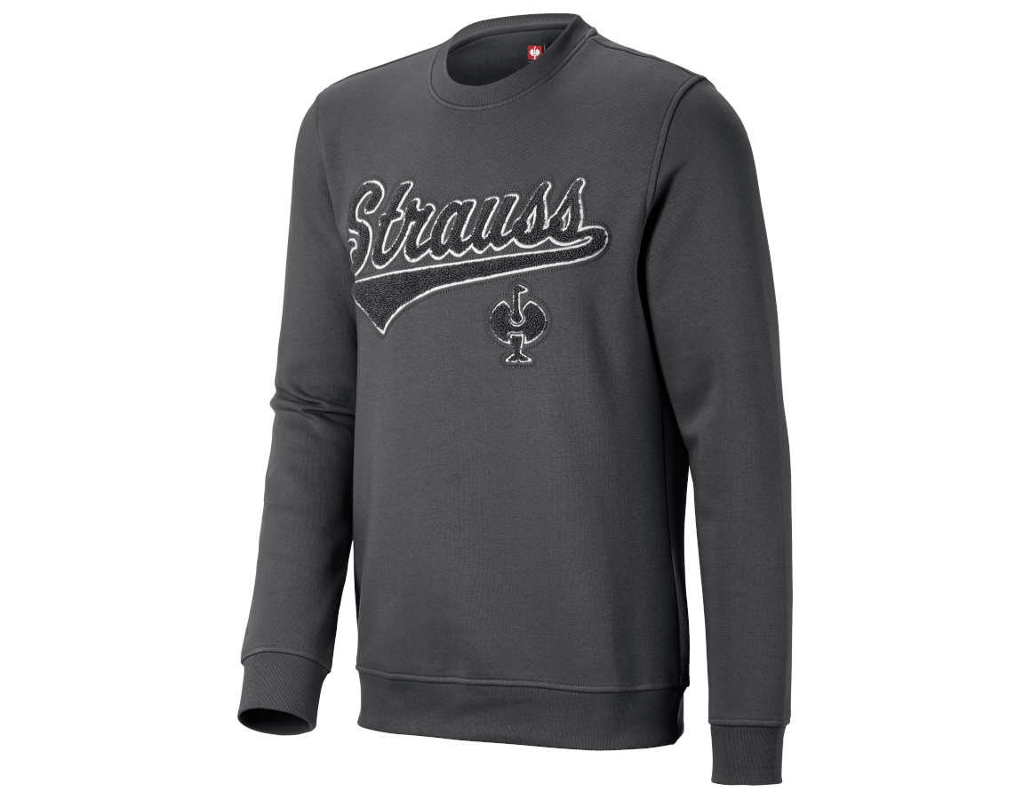 Hauts: Sweatshirt e.s.e:pic + gris carbone