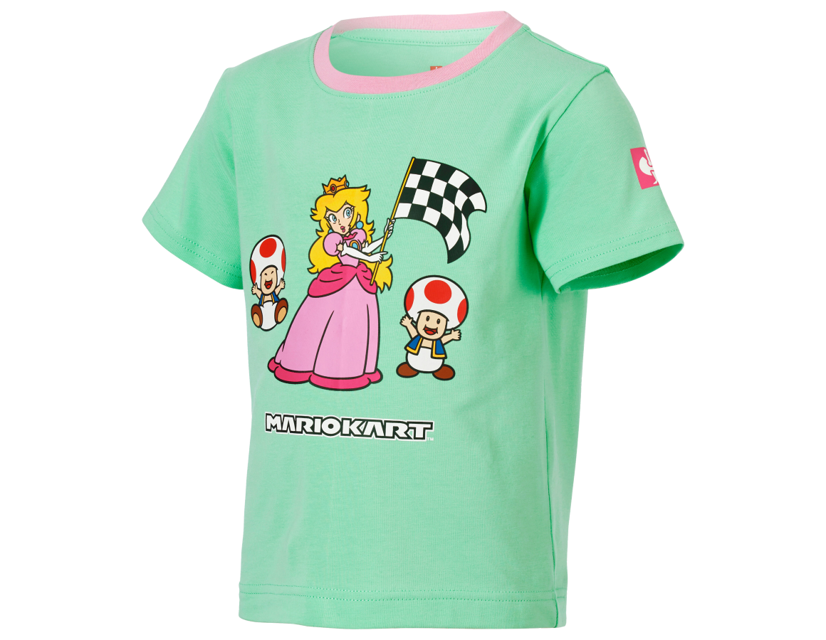 Collaborations: Mario Kart/Peach T-Shirt, enfants + vert camée