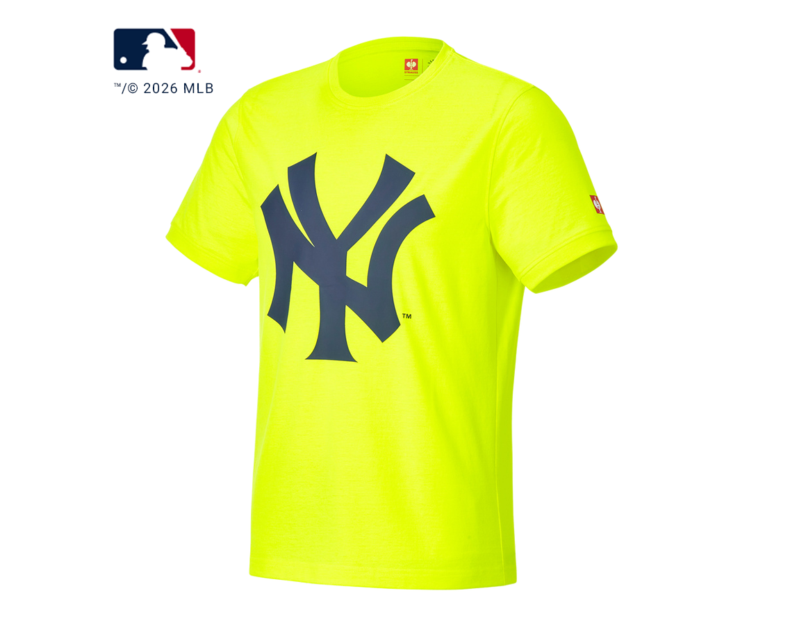 Collaborations: MLB™ T-Shirt neon + NY jaune néon