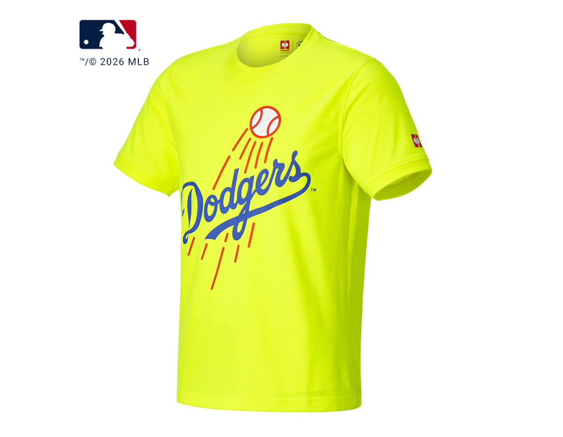 Collaborations: MLB™ T-Shirt neon + LA jaune néon