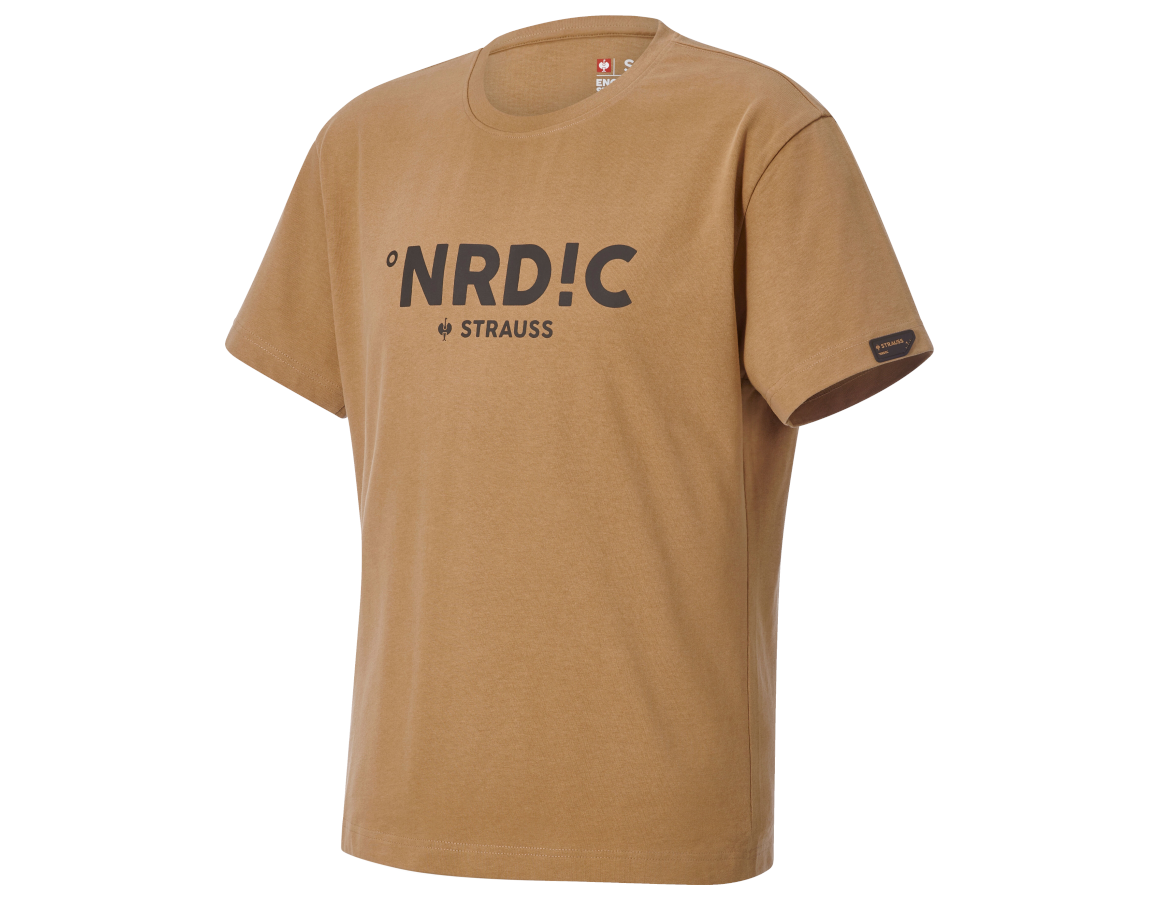 Shirts, Pullover & more: T-shirt heavy e.s.line.nordic + almondbrown/black