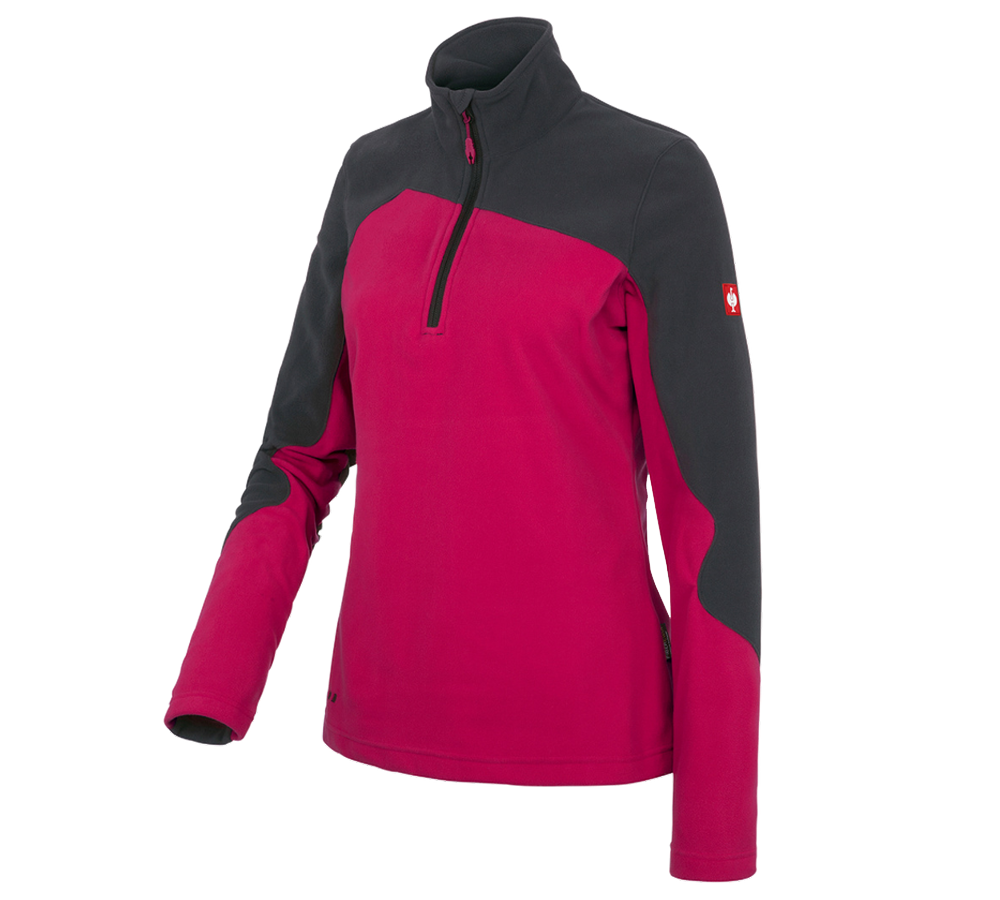 Hauts: Pull camionneur polaire e.s.motion 2020, femmes + magenta/graphite