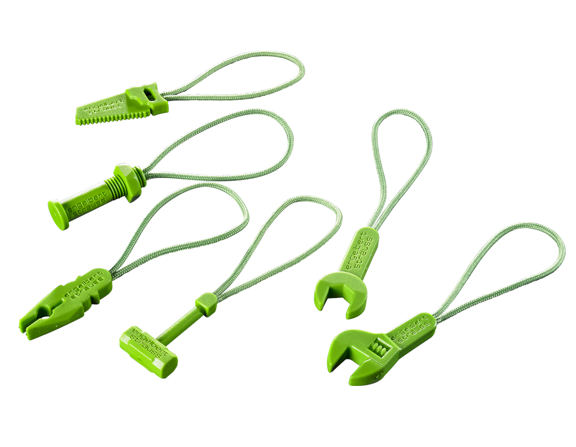 Accessories: Zip puller set e.s.motion 2020 + seagreen