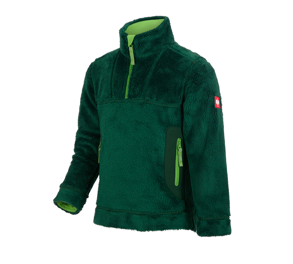 Hauts: Pull camionneur Highloft e.s.motion 2020, enfants + vert/vert d'eau
