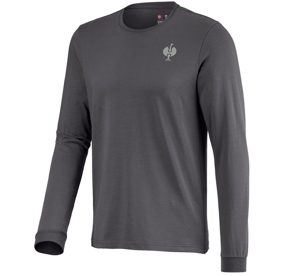 Shirts, Pullover & more: e.s. Pyjama Longsleeve + carbongrey