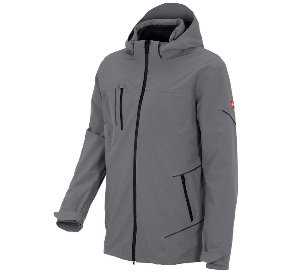 Jacken: 3 in 1 Funktionsjacke e.s.vision, Herren + zement