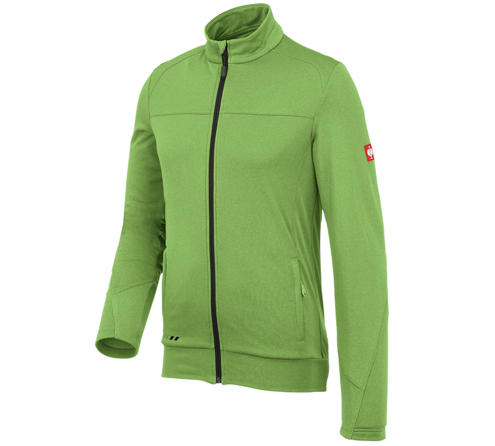 Vestes de travail: FIBERTWIN® clima-pro veste e.s.motion 2020 + vert d'eau/marron