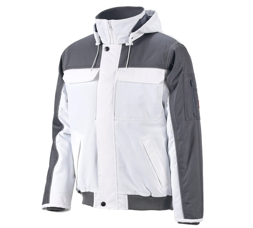 Work Jackets: Pilot jacket e.s.image  + white/grey