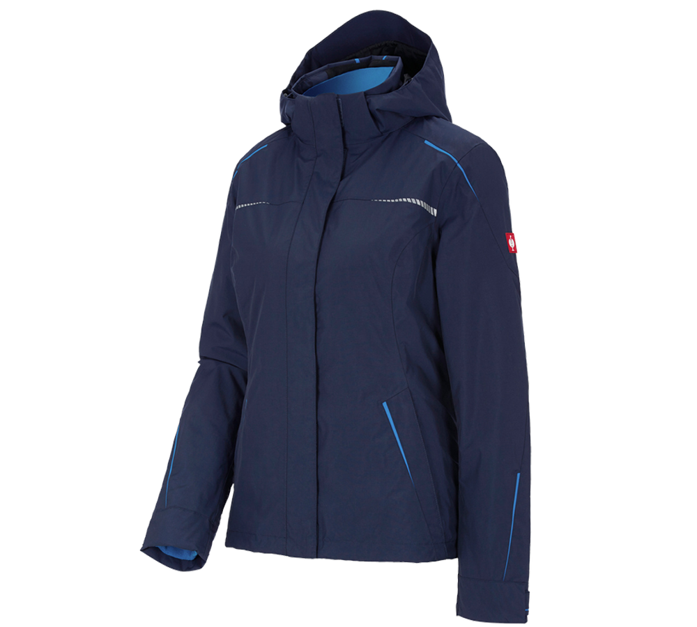 Vestes de travail: Veste de fonction 3 en 1 e.s.motion 2020,femmes + bleu foncé/atoll