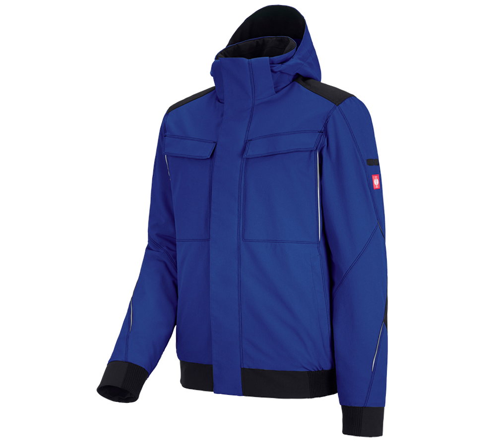 Work Jackets: Winter functional jacket e.s.dynashield + royalblue/black