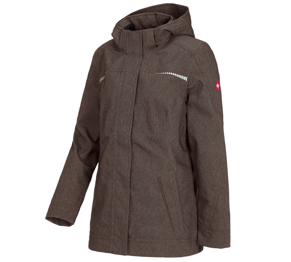 Work Jackets: Functional jacket e.s.motion denim, ladies' + chestnut