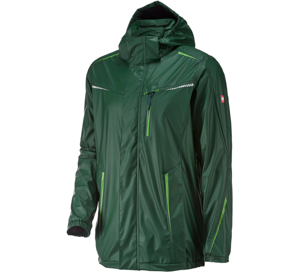 Jacken: Regenjacke e.s.motion 2020 superflex + grün/seegrün