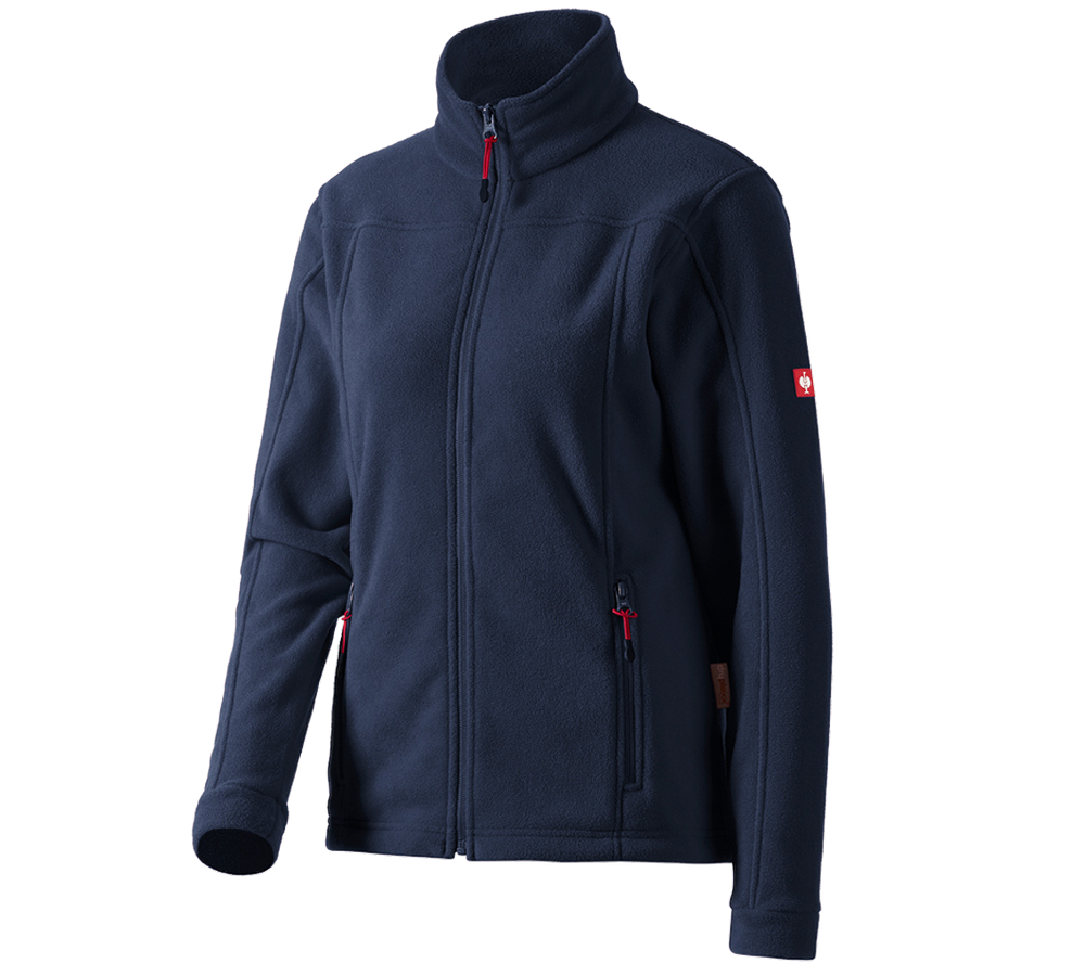 Cold: Ladies' Fleece Jacket e.s.classic + navy