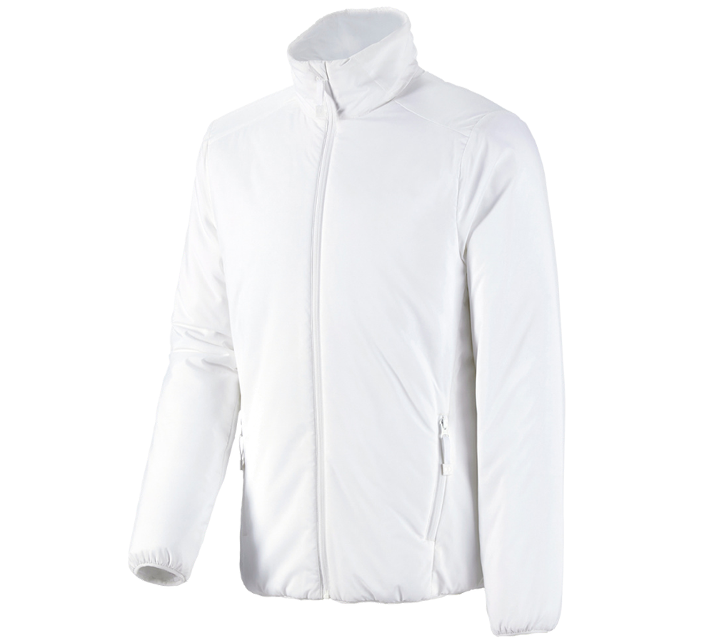 Vestes de travail: e.s. Veste Padded CI + blanc