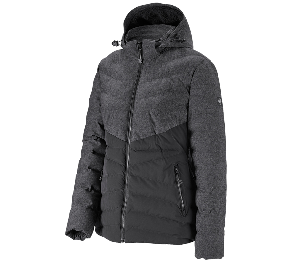 Kälte: Winterjacke e.s.motion ten, Damen + oxidschwarz