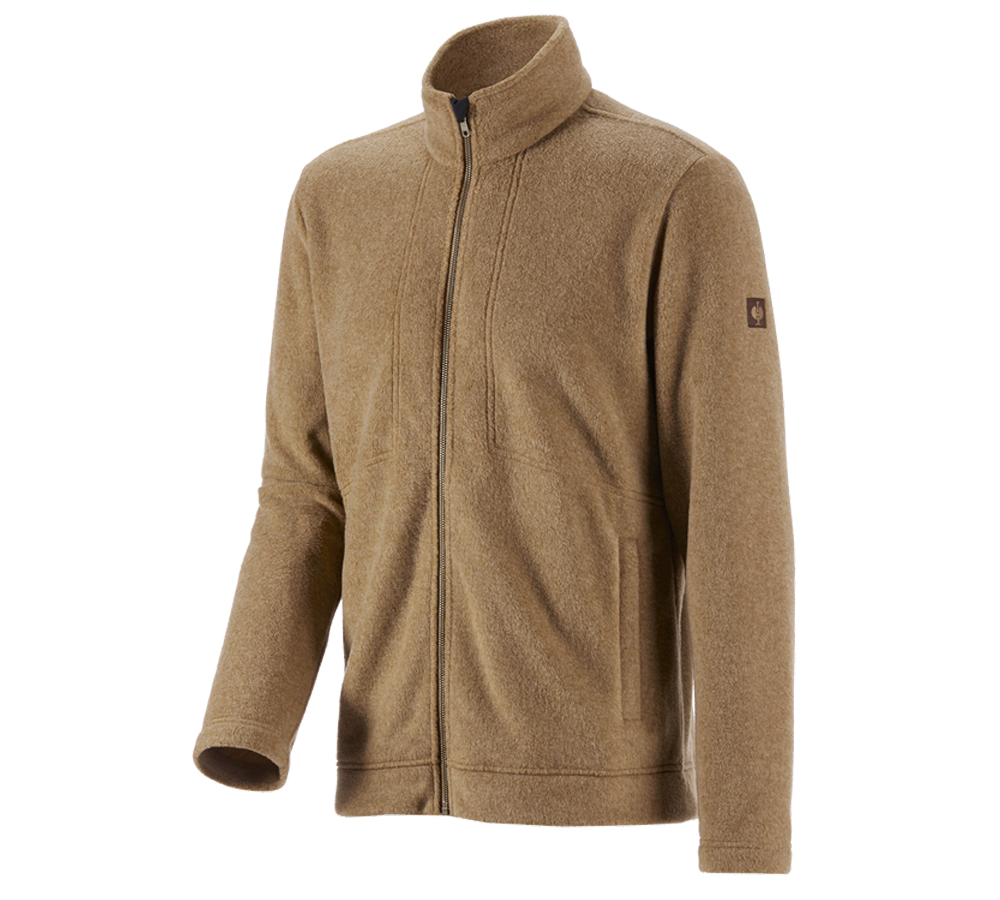 Jacken: Fleecejacke e.s.vintage + sepia melange
