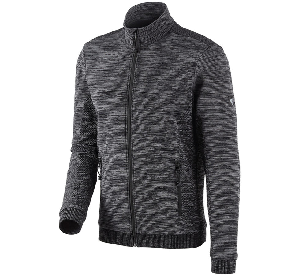 Vestes de travail: Veste en tricot e.s.motion ten + noir oxyde