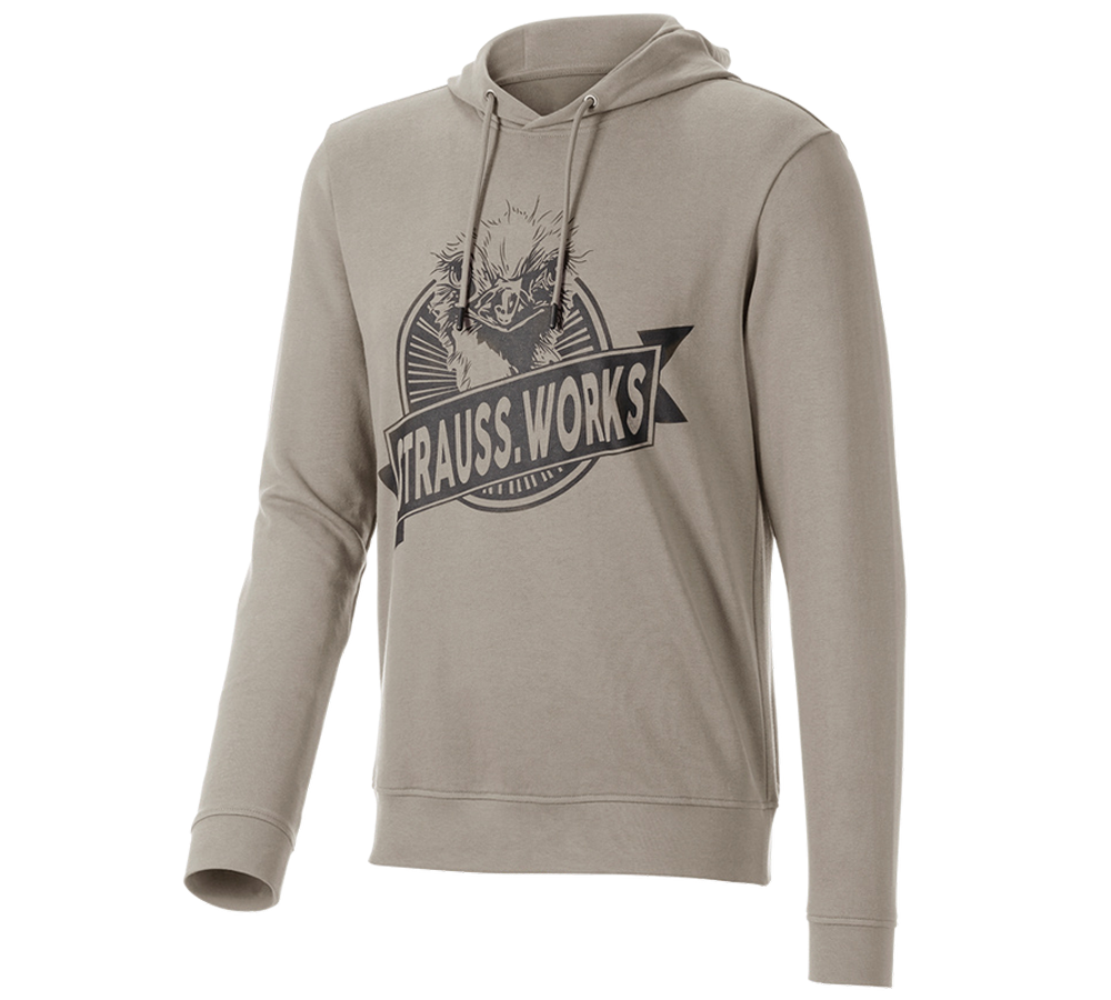 Themen: Hoody-Sweatshirt e.s.iconic works + delphingrau