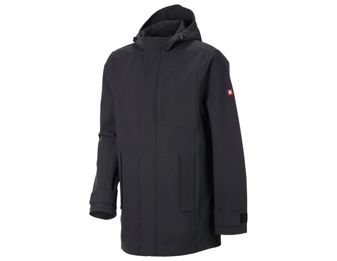 Work- & Safetywear: Rain Parka e.s.e:pic + black