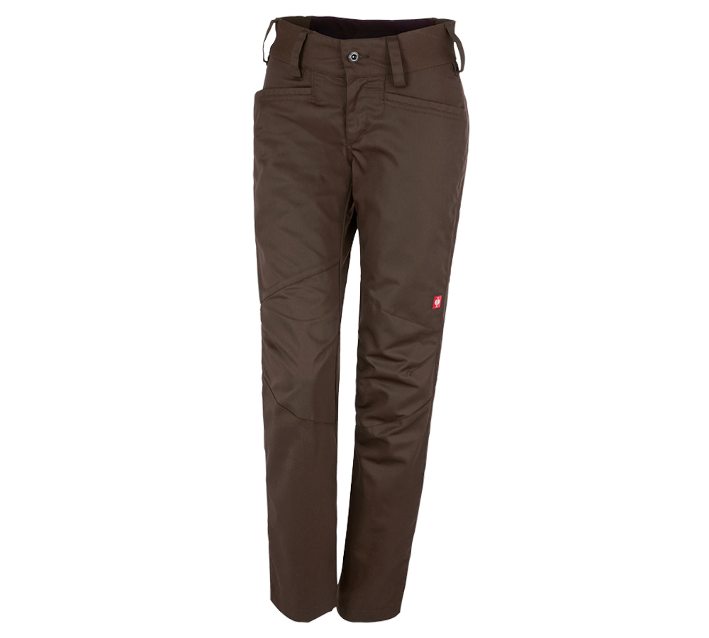 Thèmes: e.s. Pantalon de travail base, femmes + marron