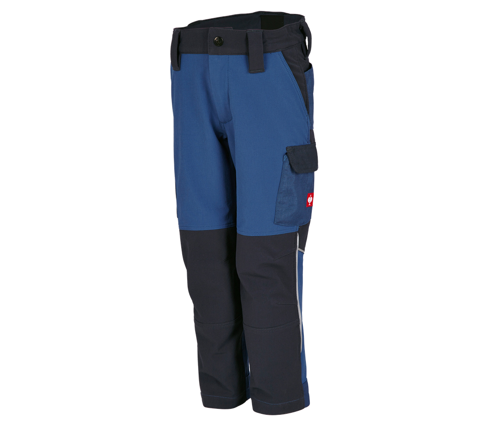 Hosen: Funktions Cargohose e.s.dynashield, Kinder + kobalt/pazifik