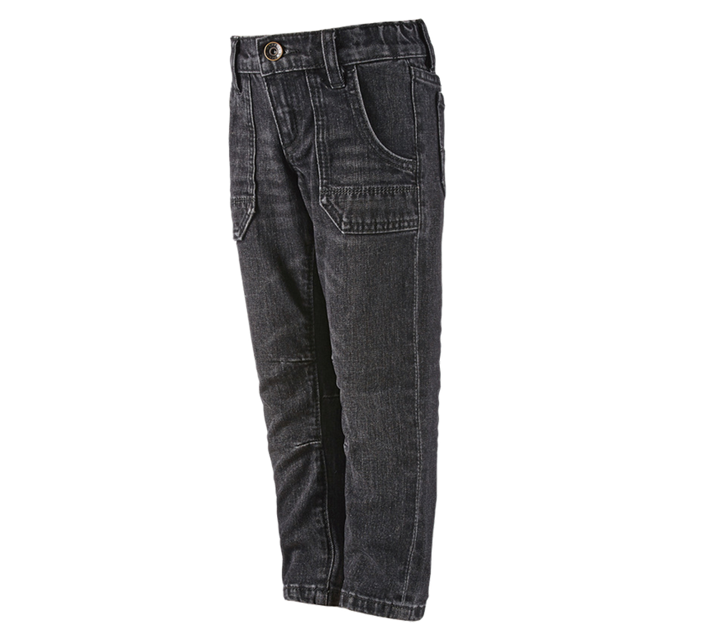 Trousers: e.s. Jeans POWERdenim, children’s + blackwashed