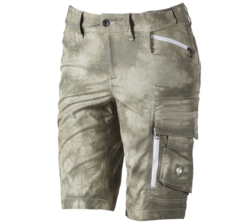 Work Trousers: Cargo shorts e.s.motion ten summer,ladies' + moorgreen vintage