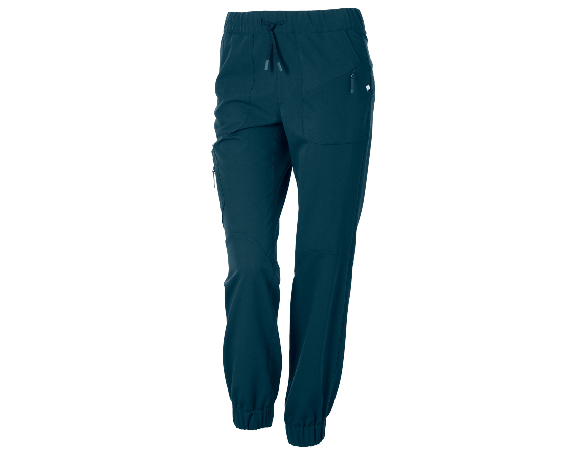 Work Trousers: Multi-Pocket Trousers e.s.avida, ladies’ + seablue