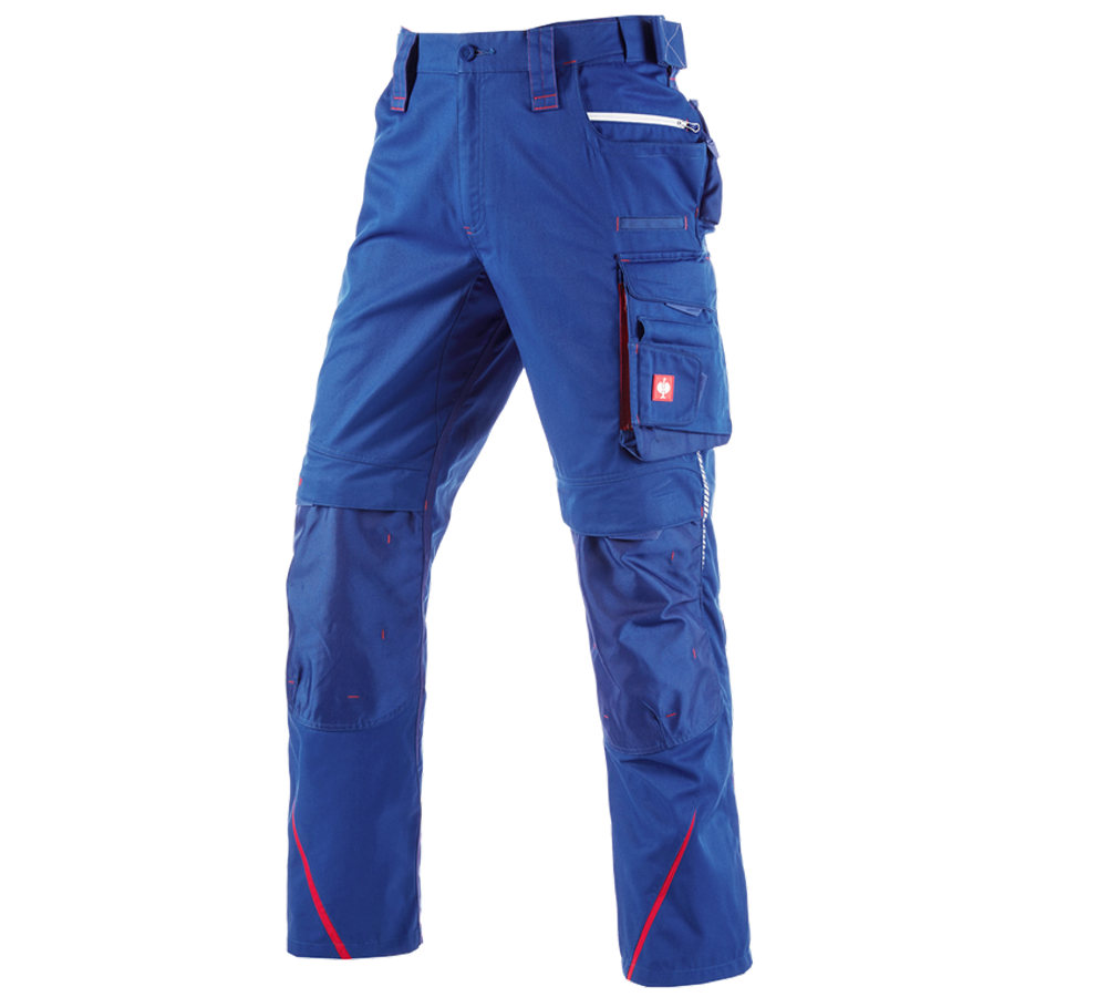 Hosen: Bundhose e.s.motion 2020 Winter, Herren + kornblau/feuerrot