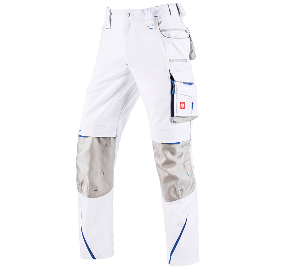 Hosen: Bundhose e.s.motion 2020 Winter, Herren + weiß/enzianblau