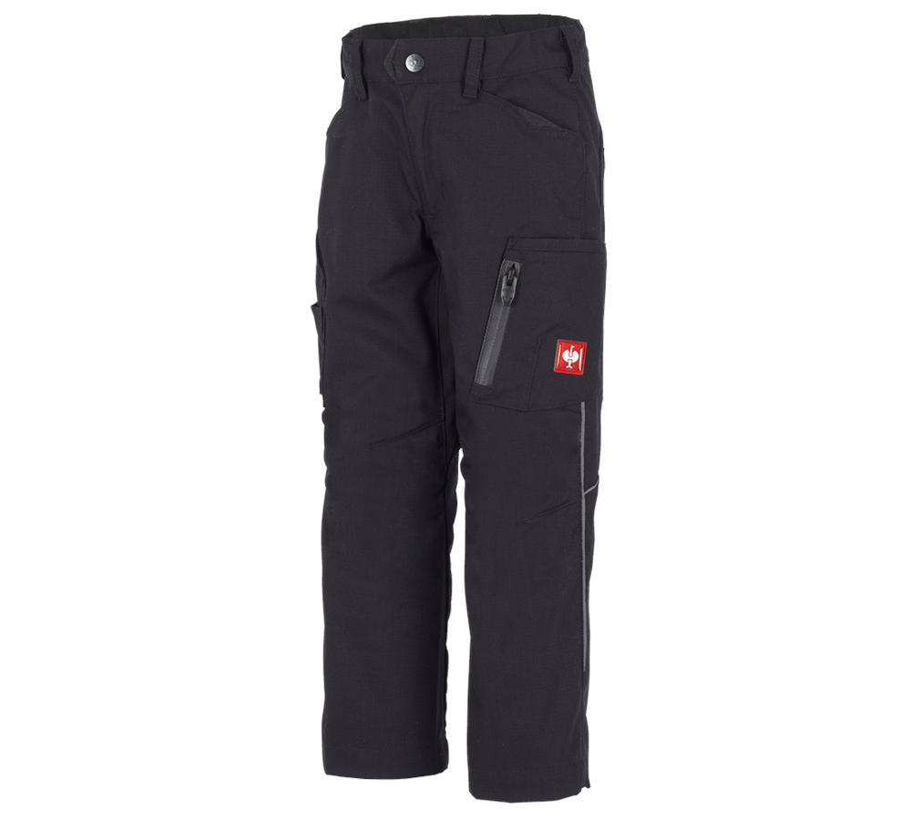 Trousers: Winter trousers e.s.vision, children's + black