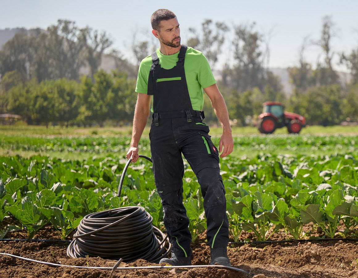 NITRAS Motion Tex Plus Latzhose Arbeitshose Cargo ? Produktbild-Vorschau 2
