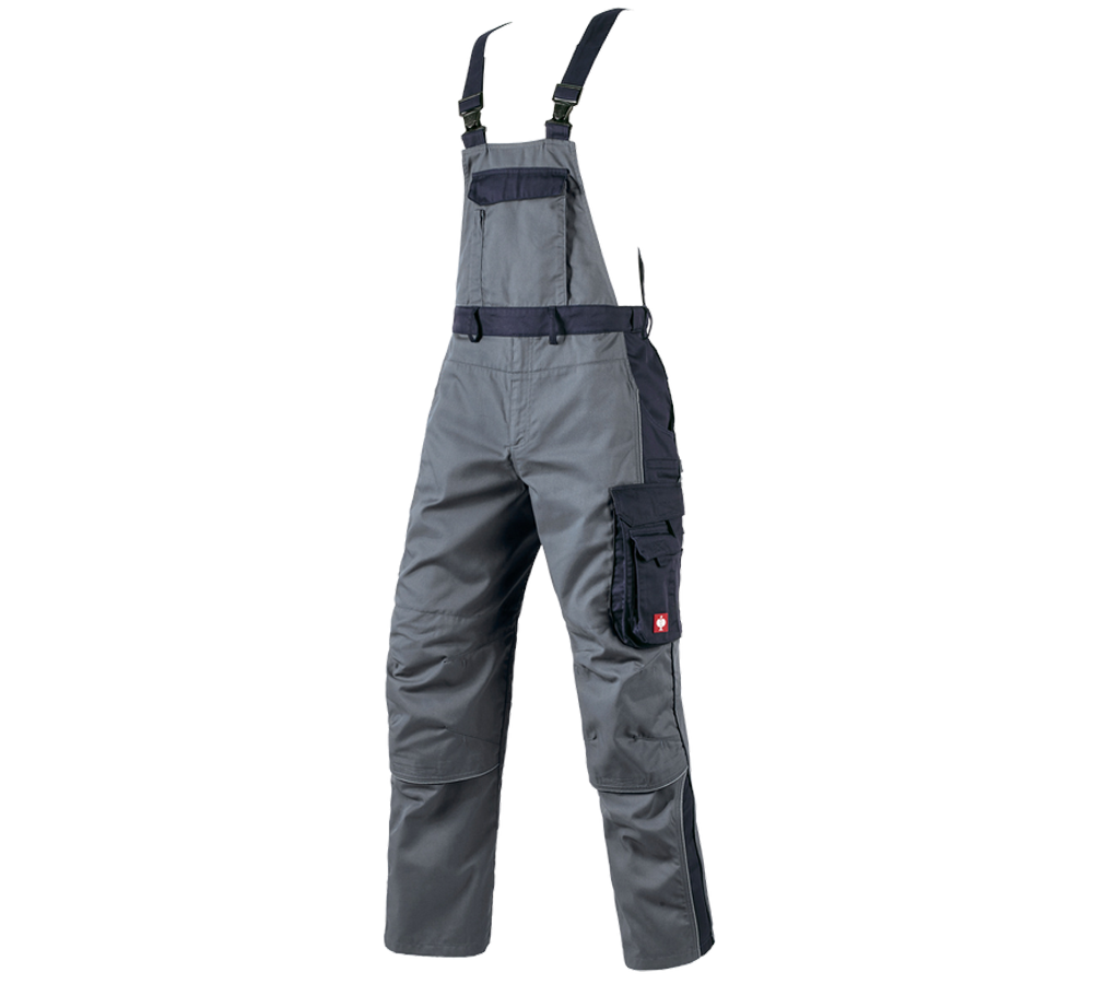 Topics: Bib & Brace e.s.active + grey/navy