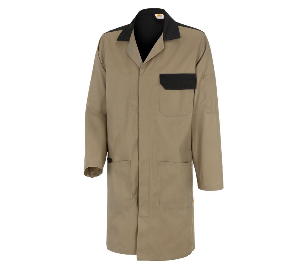 Healthcare |  Work Coats: STONEKIT Work Coat Odense + khaki/black