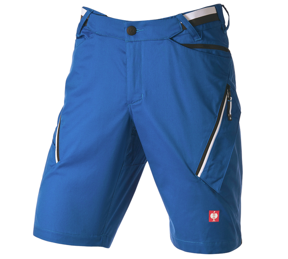 Hosen: Multipocket-Short e.s.ambition + enzianblau/graphit