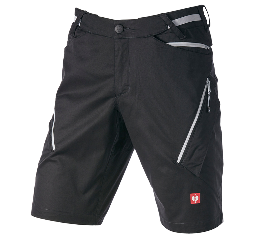 Hosen: Multipocket-Short e.s.ambition + schwarz/platin