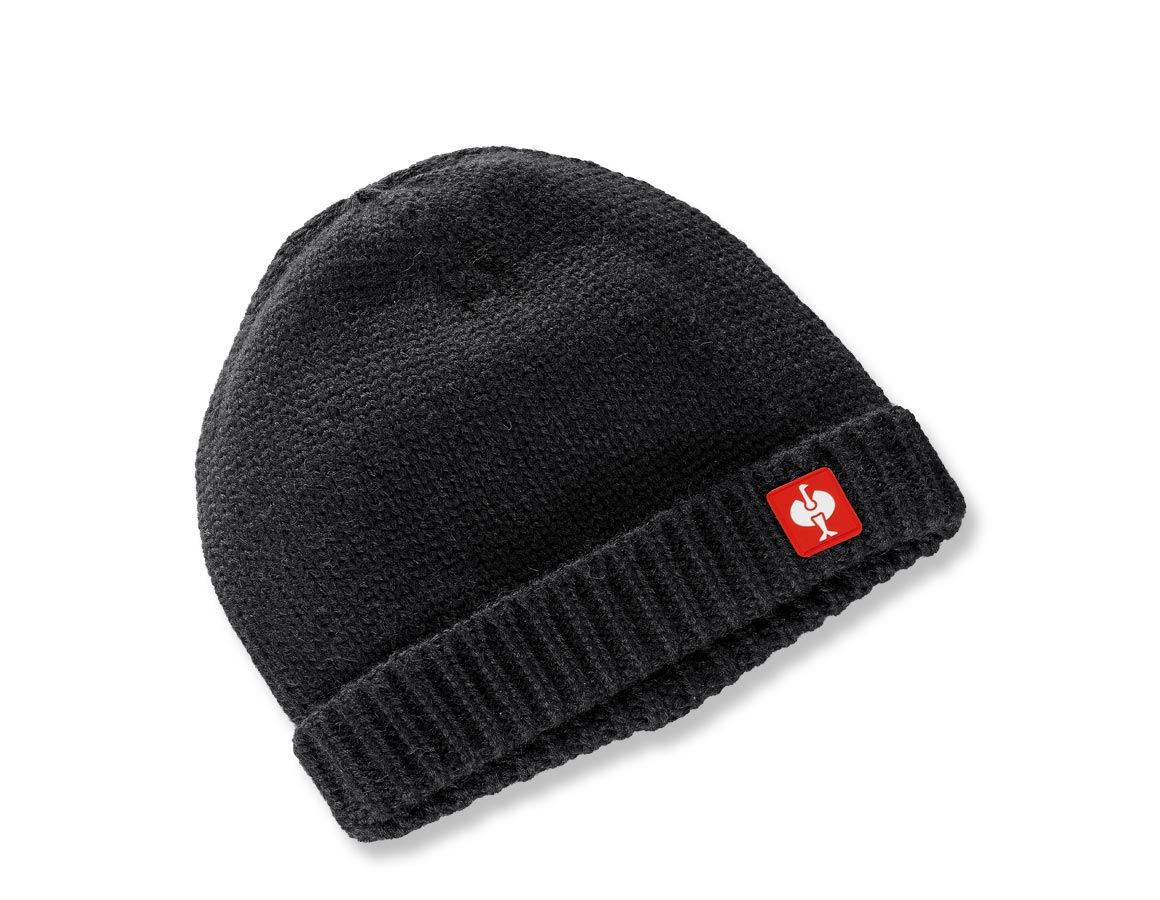 Topics: Knitted cap e.s.roughtough + black