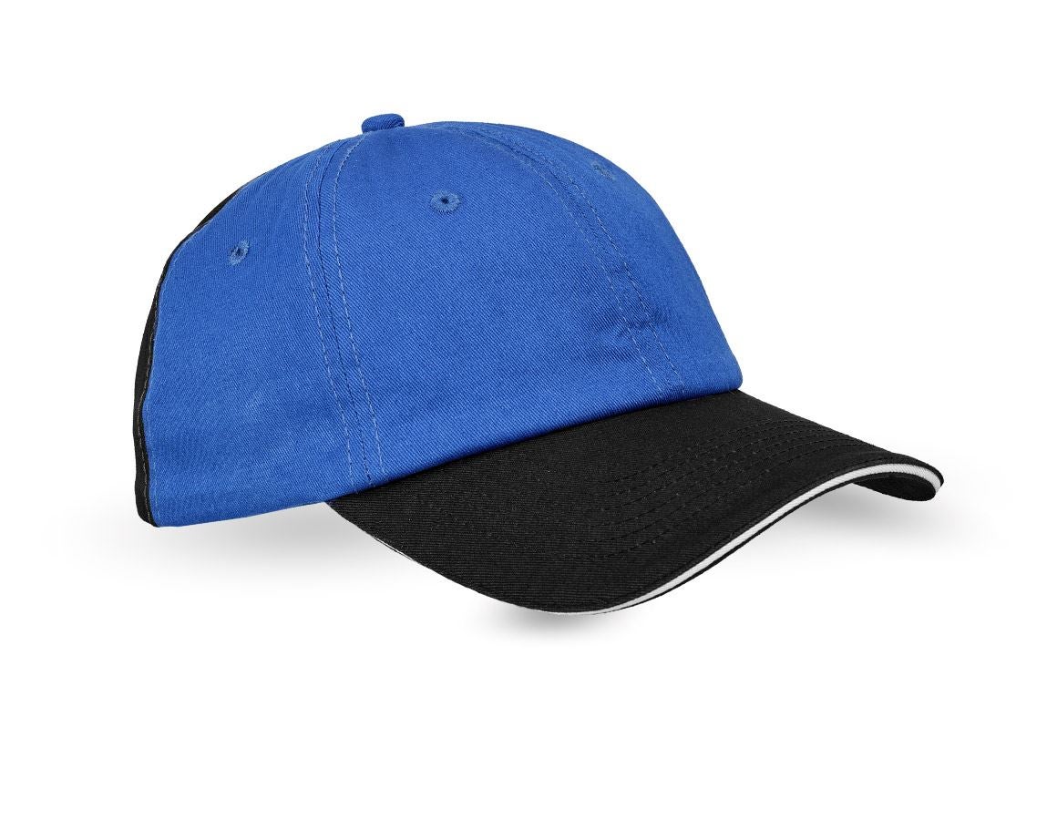 Accessoires: e.s. Cap color + kornblau/schwarz