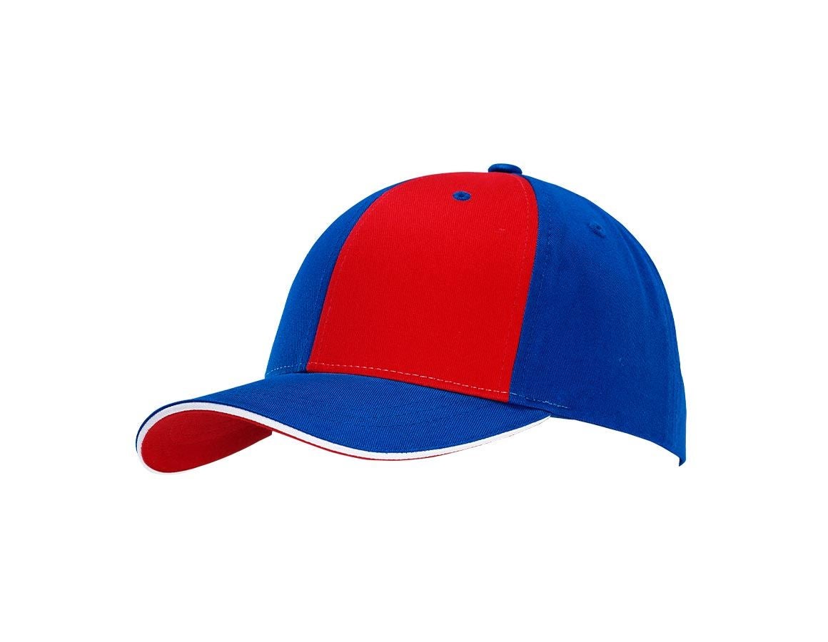 Accessoires: e.s. Casquette motion 2020 + bleu royal/rouge vif