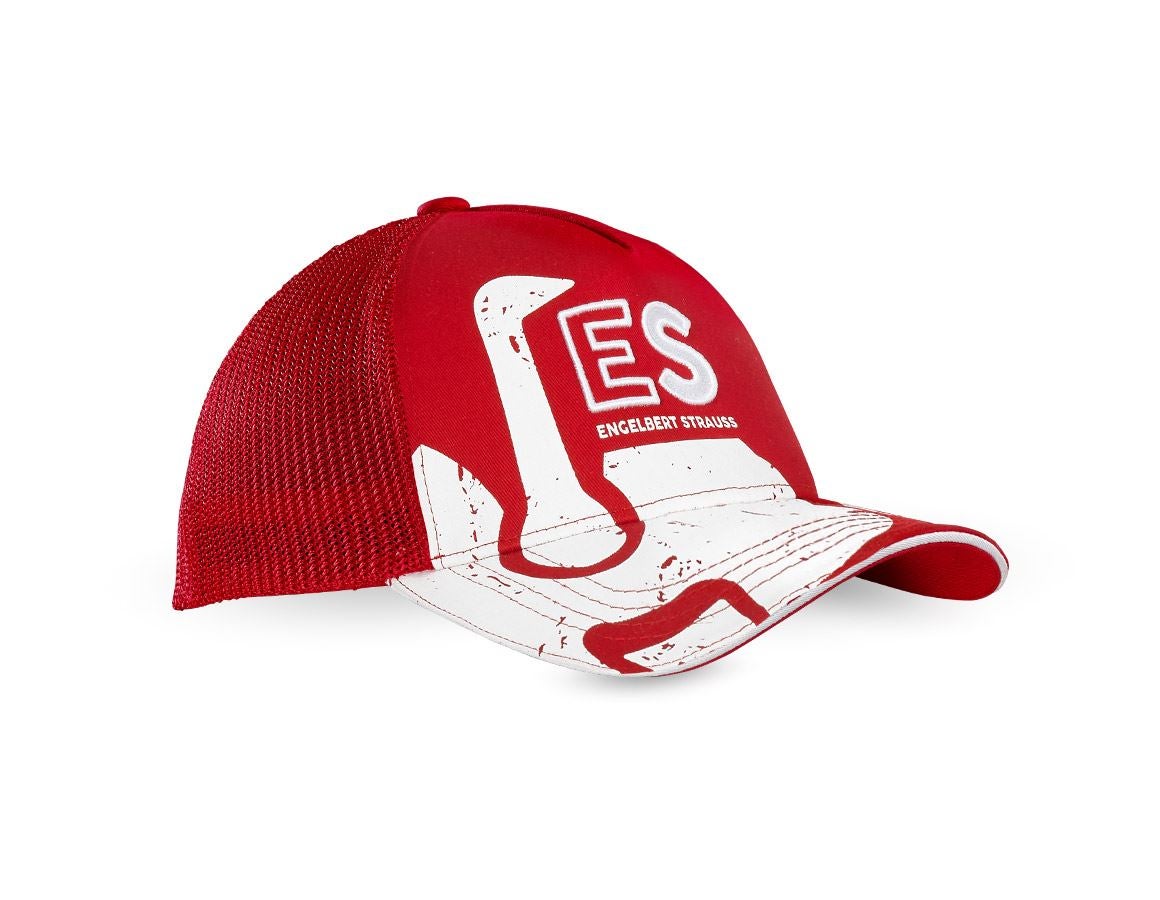 Accessoires: Casquette e.s.motion, enfants + rouge vif