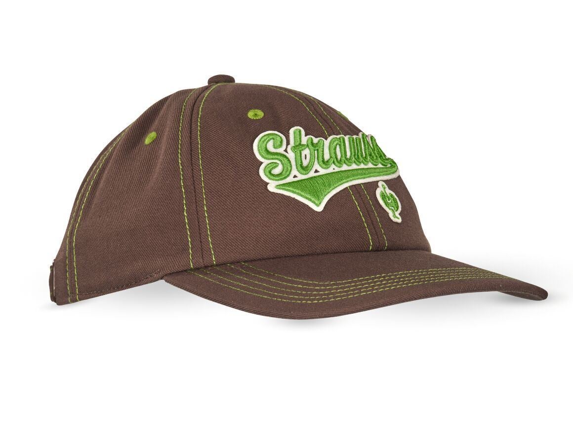 Clothing: Cap e.s.e:pic + chestnut/seagreen