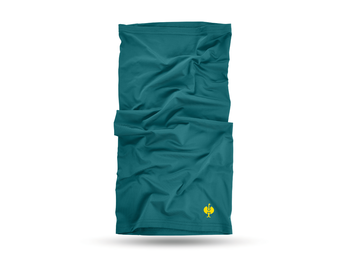 Accessories: Multifunctional scarf UV e.s.trail + emeraldgreen/chromeyellow