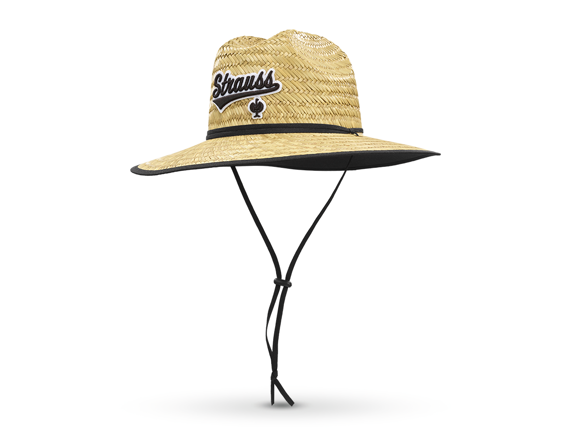 Accessories: Straw hat e.s.e:pic + lightbrown