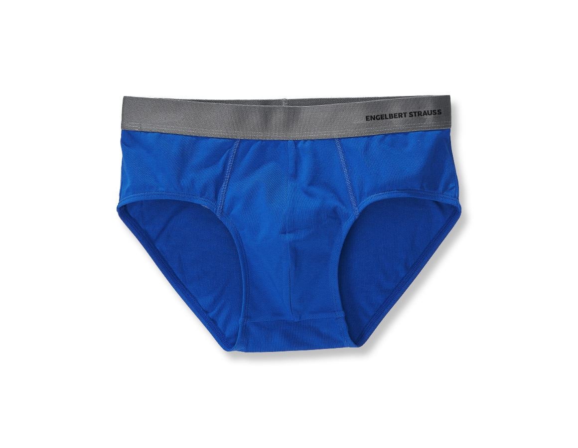 Sous-vêtements | Vêtements thermiques: e.s. Slip en coton élastique + bleu royal