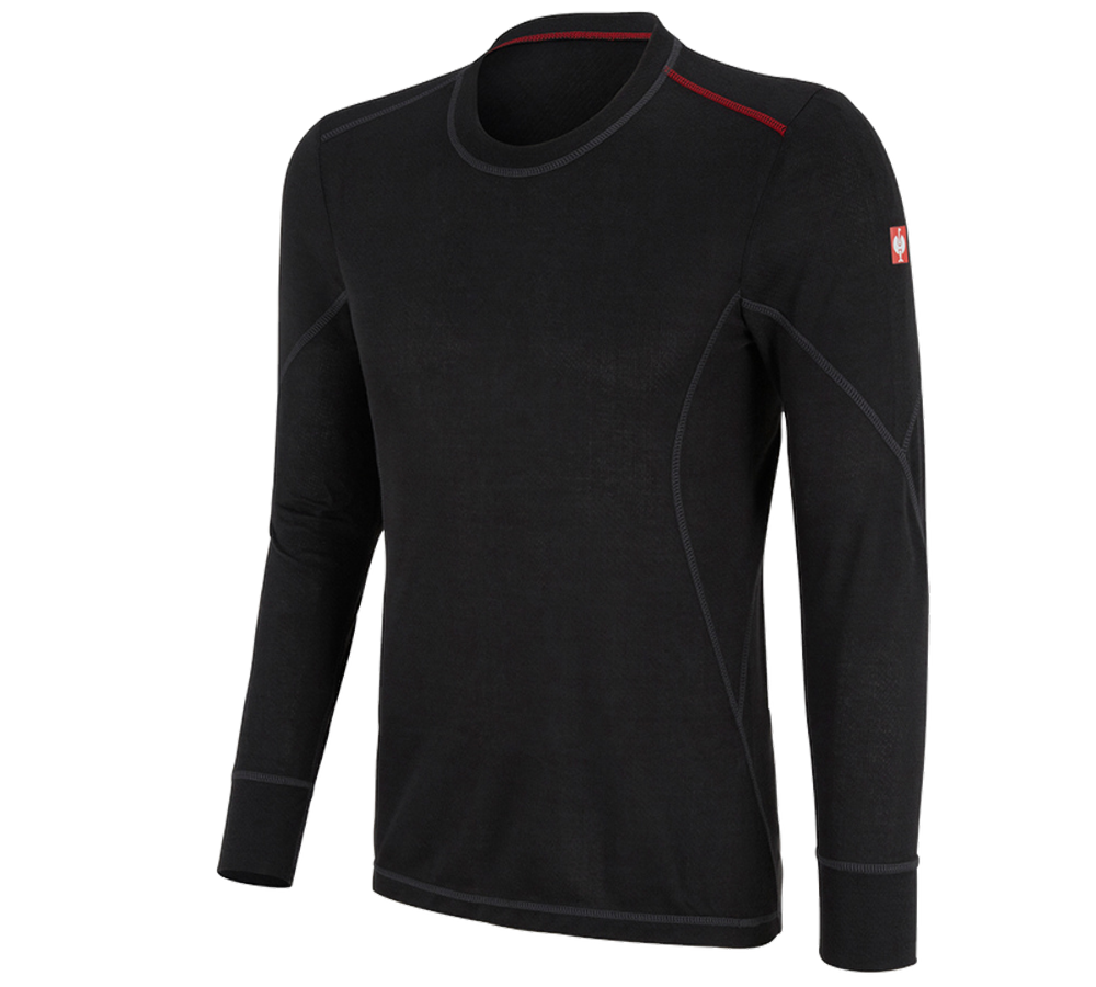 Underwear | Functional Underwear: e.s. functional-longsleeve basis-light + black