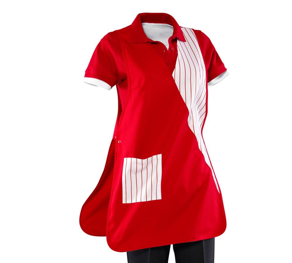 Aprons: Tabard Iris + red/white