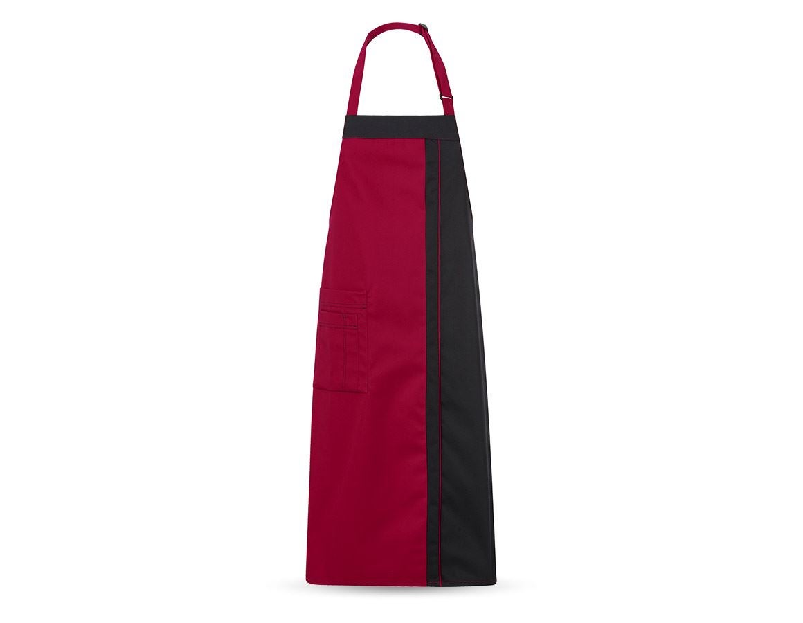 Aprons: Bib Apron Steyr + bordeaux/black